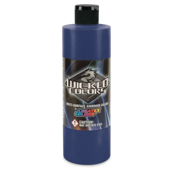 Createx Wicked Colors Airbrush Color - 16 oz, Deep Blue {1}