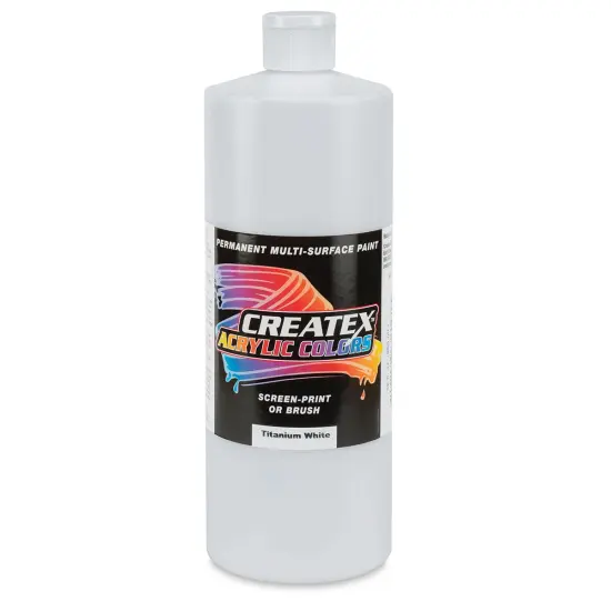 Createx Acrylics - Titanium White, Quart {1}
