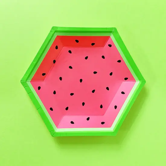 Paper Plates - Large - Watermelon {3}