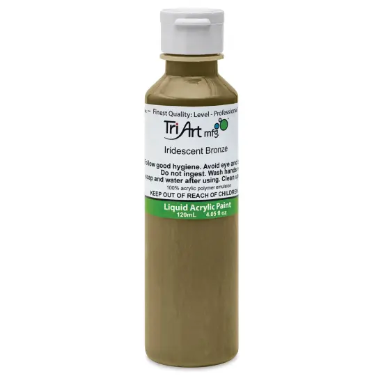Tri-Art Liquid Artist Acrylics - Iridescent Bronze, 120 ml bottle {1}