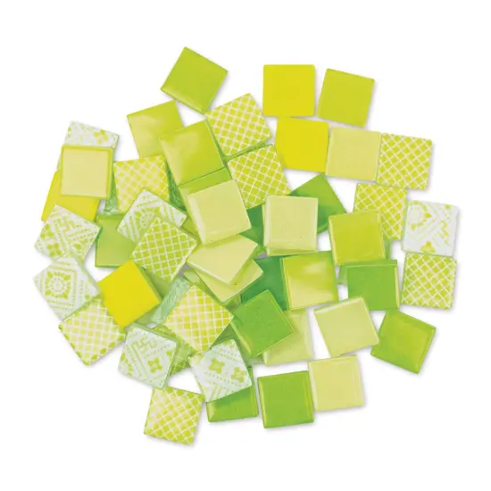 Mosaic Mercantile Patchwork Tiles - Lemon/Lime, 3 lb {1}