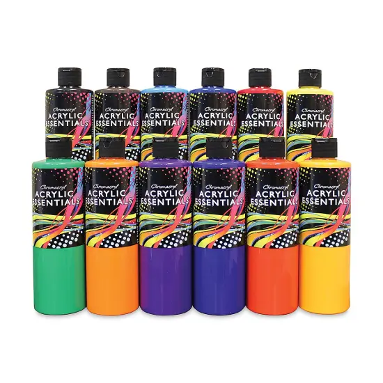 Chromacryl Acrylic Essentials - Set of 12 colors, Pints {2}