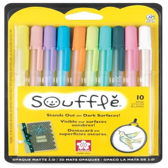 Sakura Souffl&eacute; 3-D Paint Pens - Set of 10 {2}