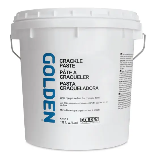 Golden Crackle Paste - 128 oz jar {2}