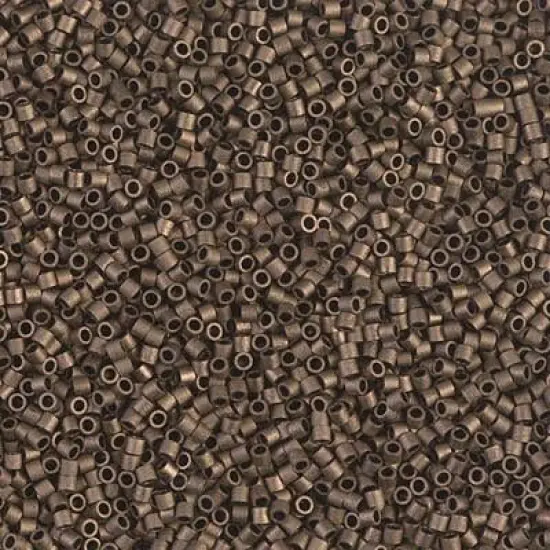 Miyuki Delica Bead 15/0, DBS0322, Matte Metallic Dark Bronze {1}