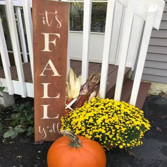 38.5-Inch It's Fall Y'all Sign Stencil | 3789 by Designer Stencils | Word & Phrase Stencils | {2}