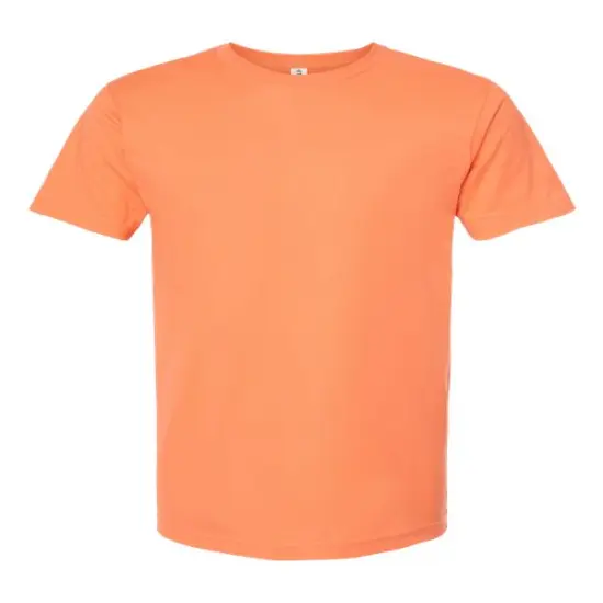 Tultex&reg; Fine Jersey Crew Neck Short Sleeve T-Shirt Coral {2}