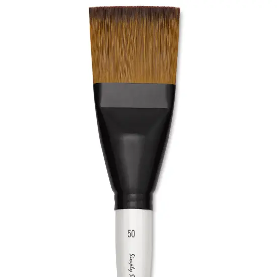 Simply Simmons XL Soft Synthetic Brush - Flat, Size 50 {1}