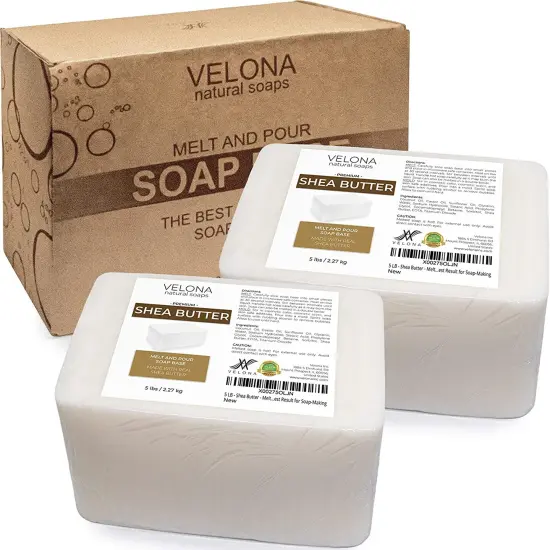 10 LB - Shea Butter - Melt and Pour Soap Base by Velona | SLS/SLES Free | Natural Bars for The Best Result for Soap-Making {1}