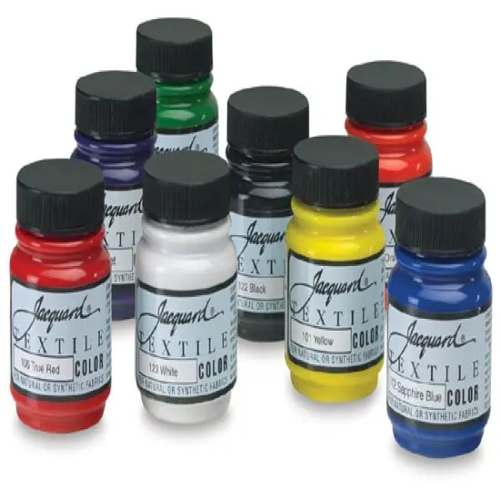 Jacquard Textile Color Set -Set of 8 Colors, 2.25 oz jars {2}