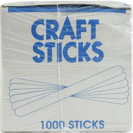 Pepperell Craft Sticks 1000/Pkg-Natural {3}