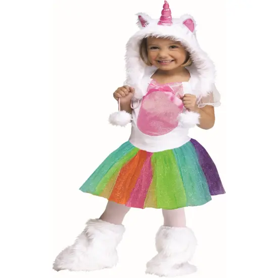 Child's Girl's Vivid Unicorn Costume {1}