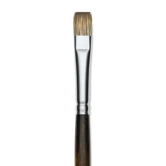Silver Brush Monza Synthetic Mongoose Artist Brush - Long Handle, Bright, Size 8 {1}