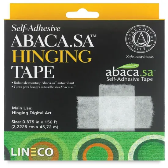 Lineco Abaca Self-Adhesive Hinging Tape - 7/8" x 150 ft {1}