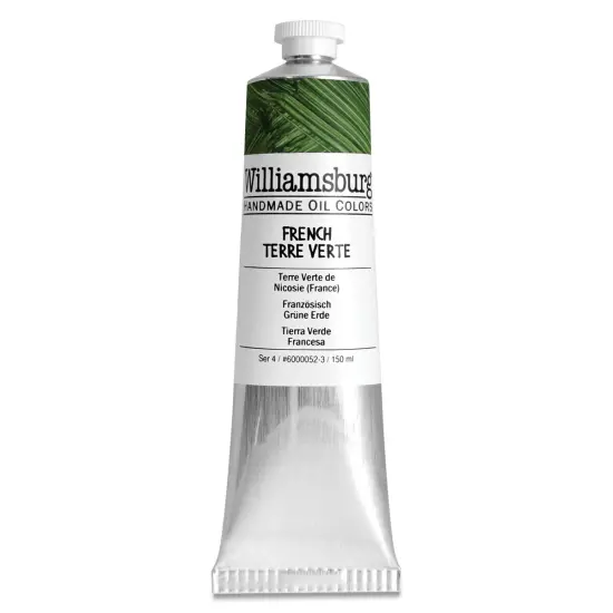 Williamsburg Handmade Oil Paint - French Terre Verte, 150 ml tube {1}