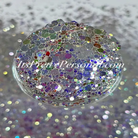 &ldquo;Purple Platinum XL"-GlitterCHUNKY mix- Supplies {2}
