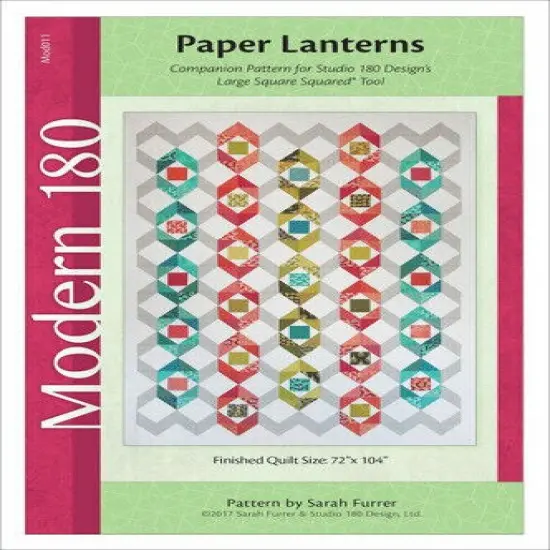 Pattern~Paper Lanterns Modern~77'' x 104'' by Sarah Furrer of Studio 180 Designs {1}
