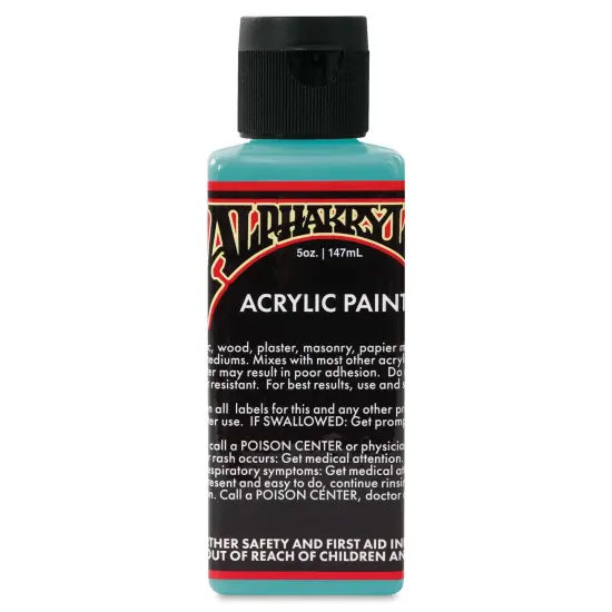 Alpha6 Alphakrylic Acrylic Paint - Aqua, 5 oz {1}