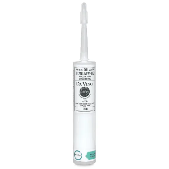 Da Vinci Artists' Oil Color - Titanium White, 300 ml cartridge {2}