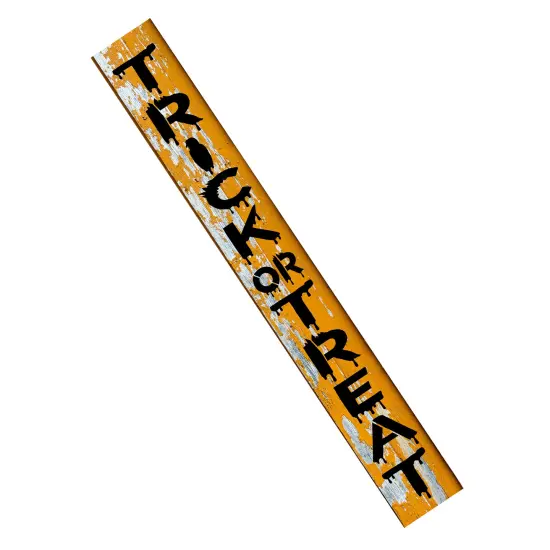 39.5-Inch Trick or Treat Tall Wall Stencil | 3809 by Designer Stencils | Word & Phrase Stencils | Reusable Art Craft Stencils for Painting on Walls, Canvas, Wood | Reusable Plastic Paint Stencil for Home Makeover | Easy to Use & Clean Art Stencil {1}