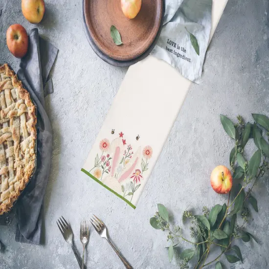 Hello Spring Easter Embroidered Table Runner 13" x 72" {5}