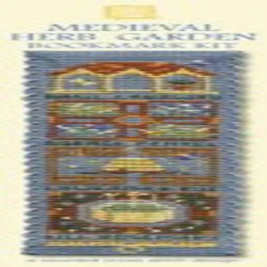 Medieval Herb Garden Bookmark - Cross Stitch Kit Multicolor {1}