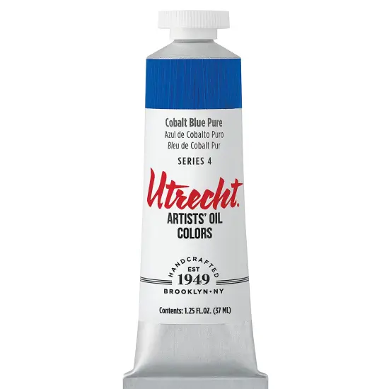 Utrecht Artists' Oil Paint - Cobalt Blue, 37 ml tube {2}