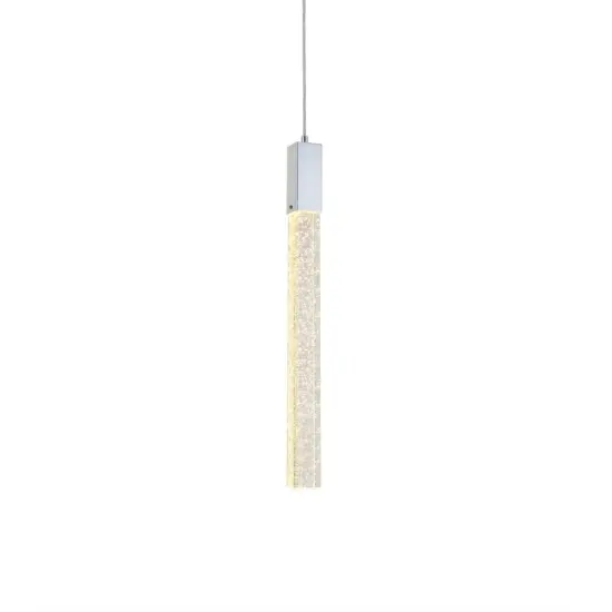 Weston 1 light pendant in chrome {3}