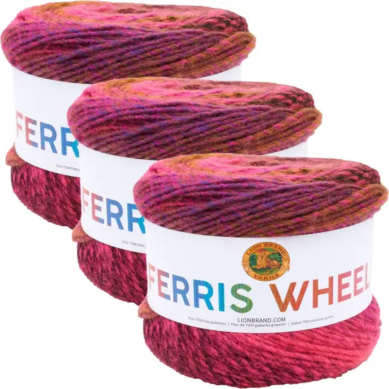 (3 Pack) Lion Brand Ferris Wheel Yarn - Marmalade {1}