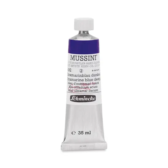 Schmincke Mussini Oil Color - Ultramarine Blue Deep, 35 ml tube {1}