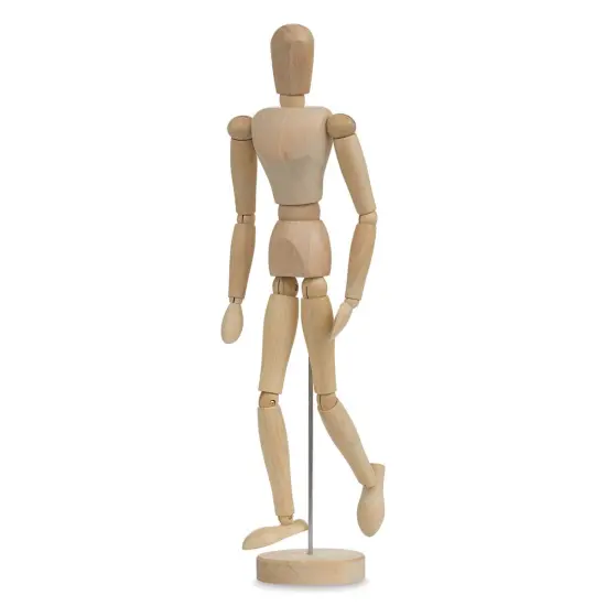 Blick Hardwood Manikin- 16", Male {2}