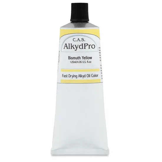 CAS AlkydPro Fast-Drying Alkyd Oil Color - Bismuth Yellow, 120 ml tube {1}