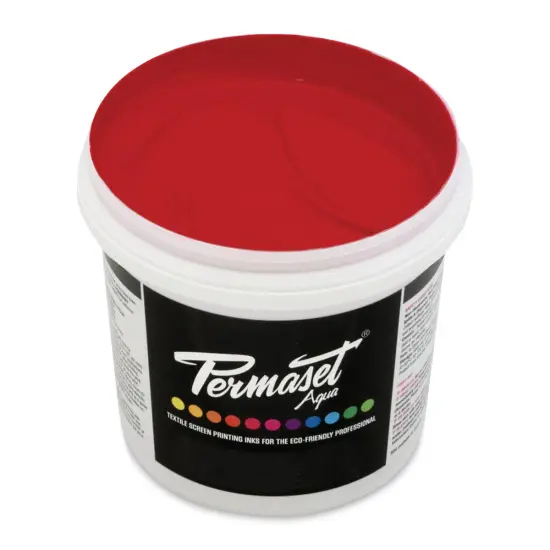 Permaset Aqua Fabric Ink - Scarlet, Liter {1}