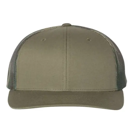Richardson&reg; Printed Mesh Trucker Cap Loden/ Green Camo {1}