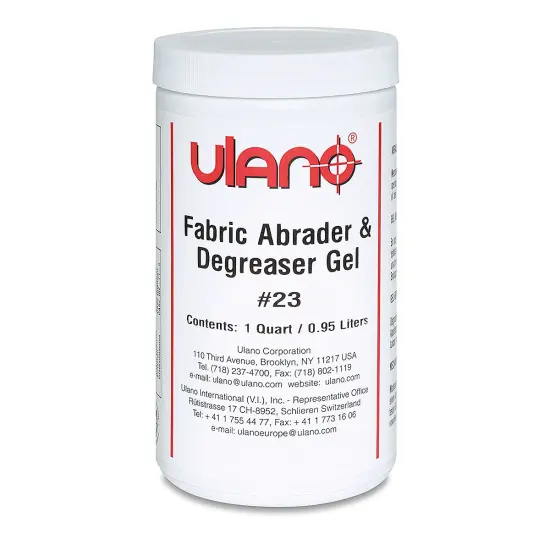Ulanogel No. 23 Fabric Abrader and Degreaser - Quart {1}