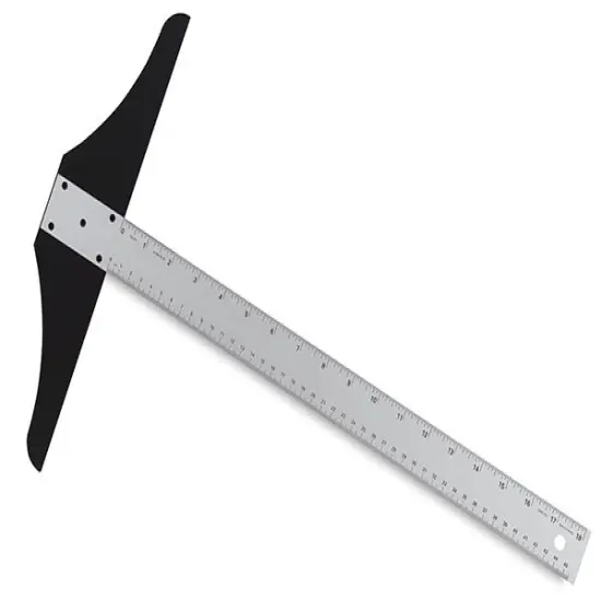 Alumicolor Standard T-Square - 18", Silver {1}