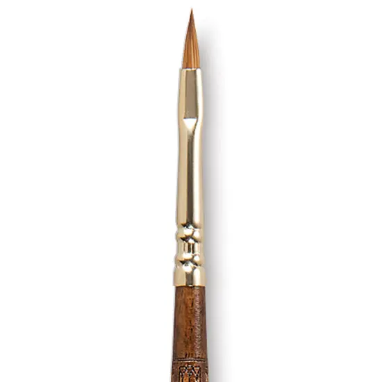 Escoda Reserva Kolinsky-Tajmyr Sable Brush - Filbert, Short Handle, Size 2 {1}