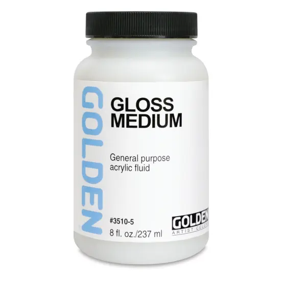 Golden Polymer Medium - Gloss, 8 oz jar {1}