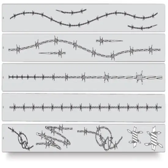 Iwata Artool Freehand Template - Set of 5, Wired {1}