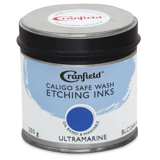 Cranfield Caligo Safe Wash Etching Ink - Ultramarine, 250 g Can {1}