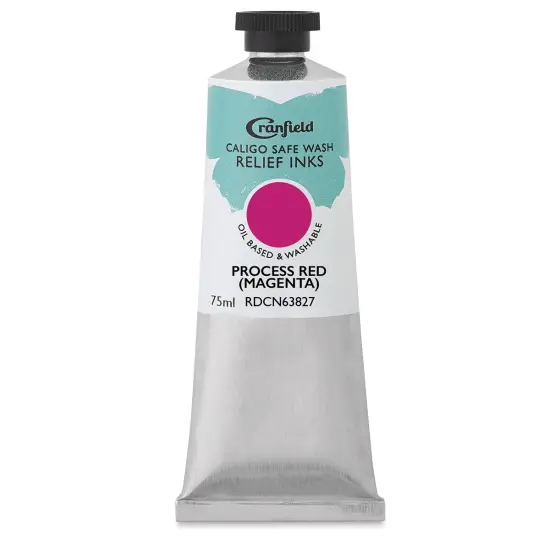 Cranfield Caligo Safe Wash Relief Ink - Process Red (Magenta), 75 ml {1}