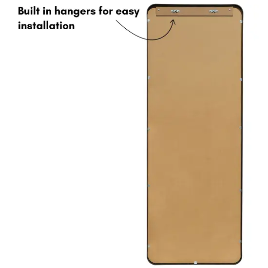 Americanflat Framed Round Mirror - Circle Mirror for Bathroom, Bedroom, Entryway, Living Room - Large Black Circle Mirror for Wall D&eacute;cor {5}