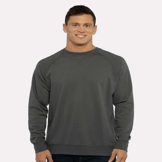 Laguna Raglan Lonf Sleeve Crewneck Sweatshirt Heavy metal {1}