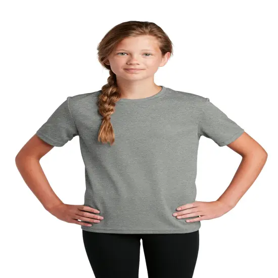 Crew Neck Short Sleeve Youth Sports T-Shirt | RADYAN&reg; {5}