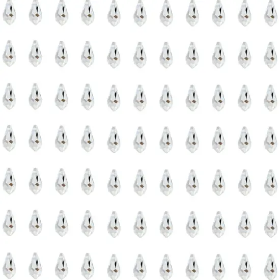 Preciosa 144-Piece Teardrop Glass Pendant, 6.5x13mm Crystal {2}
