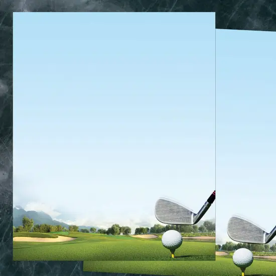 Great Papers! Tee Off Golf Stationery Letterhead, Invitations and Announcements, Printer Friendly, 8.5"x11", 80 Pack {3}