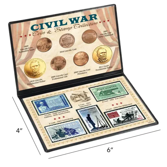 Civil War Coin & Stamp Collection {5}