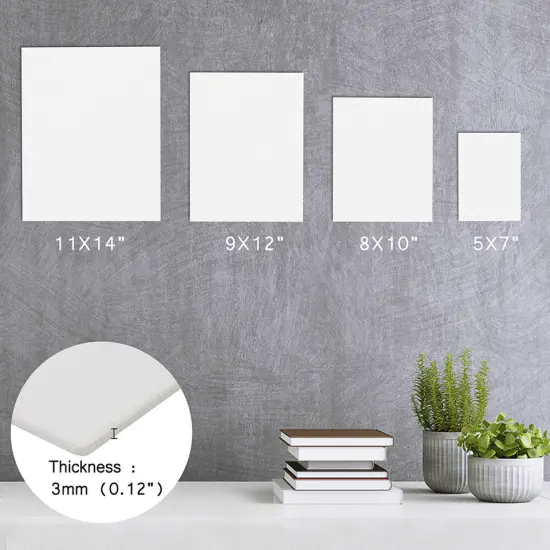 28 Packs Painting Canvas Panel Boards {3}