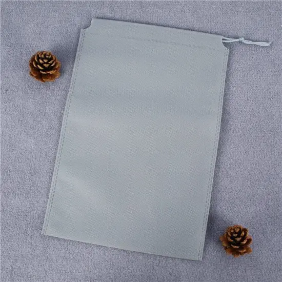 Kitcheniva Shoe Travel Portable Pouch Drawstring Tote Storage Bag Grey {1}