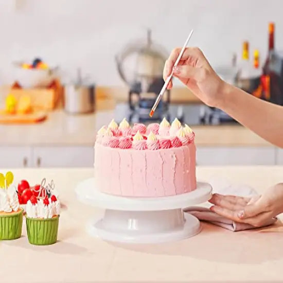 71 PCs Cake Decorating Supplies Kit with Cake Turntable, 12 Numbered Icing Piping Tips, 2 Spatulas, 3 Icing Comb Scraper, 50+2 Piping Bags, and 1 Coupler for Baking {5}